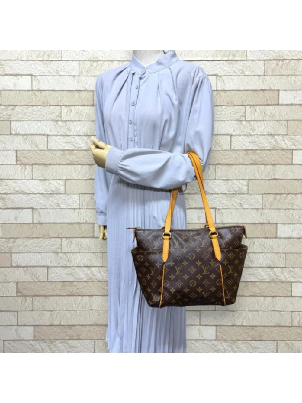Louis Vuitton Totally PM Monogram Tote Canvas Brown